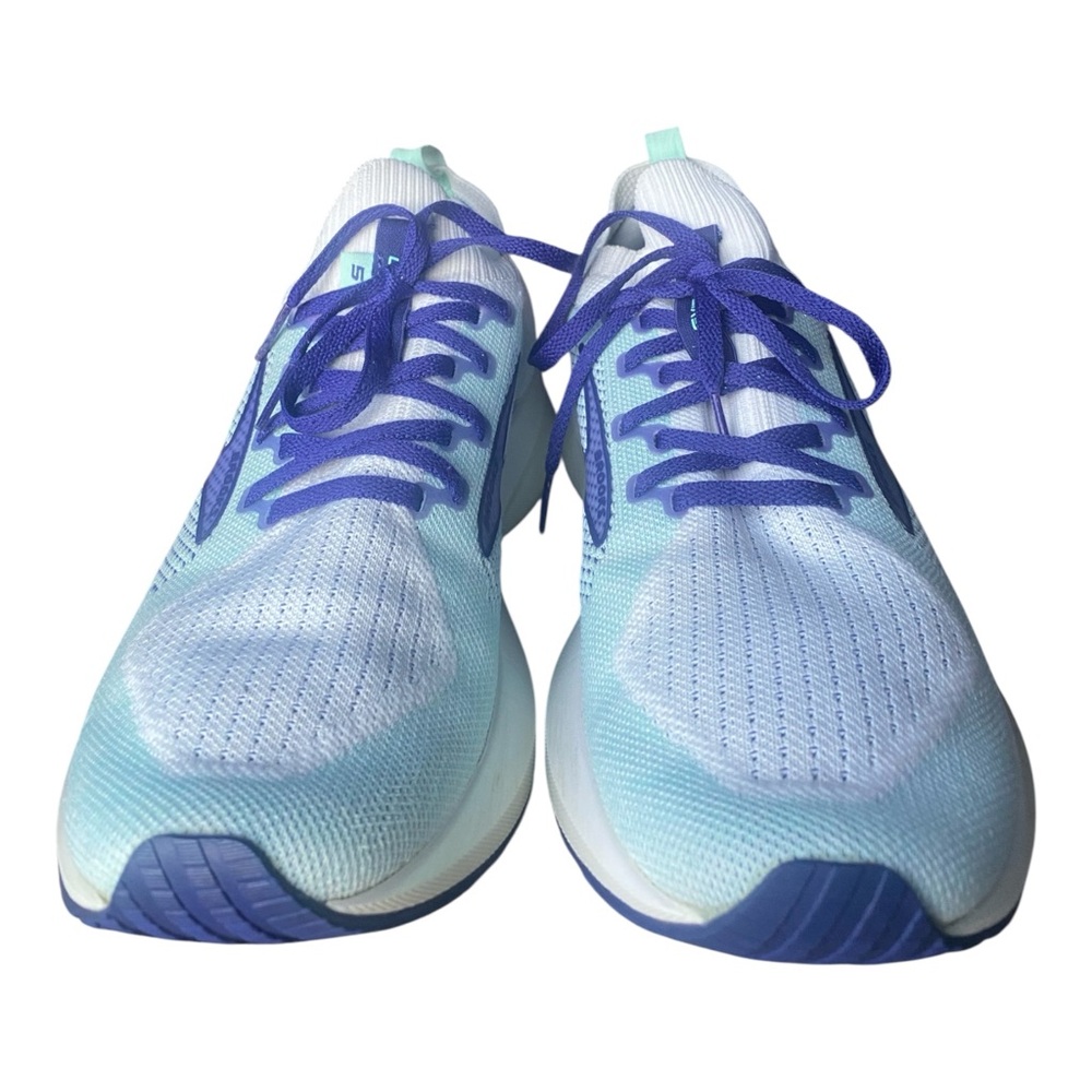 Brooks Women’s White and Blue Athletic Shoes with Breathable Mesh Size: 10.5 - Picture 3 of 12